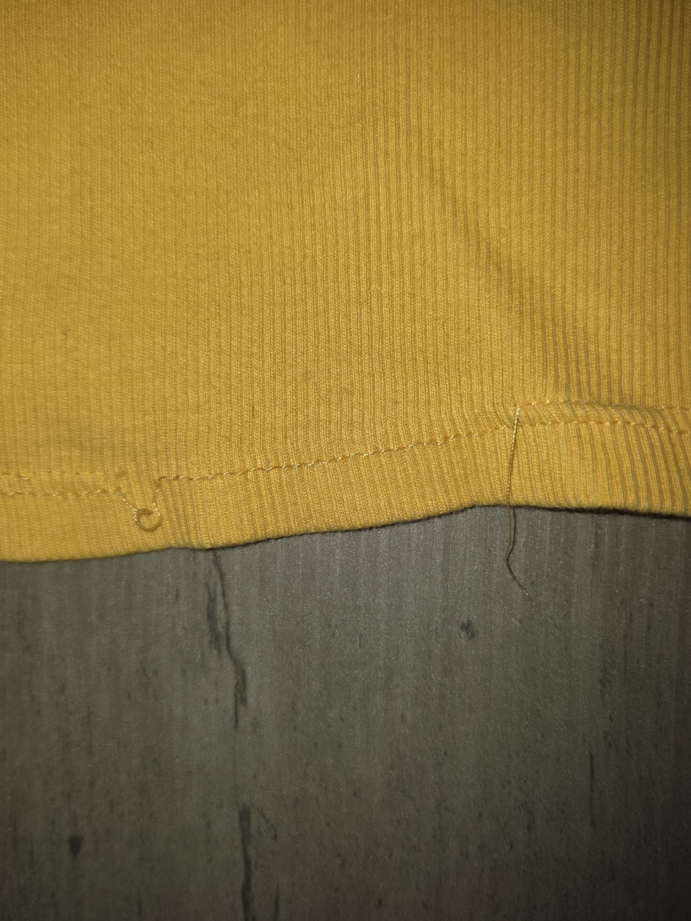 Zara Yellow Ribbed Crop Tank - Picture 3 of 7
